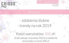 ChiodoPRO: Warsztaty Manicure: Mix Zdobień Ślubnych - 2.04.2019 Bolesławiec