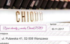 Dzień otwarty z marką ChiodoPRO - Warszawa 30.11.2017 